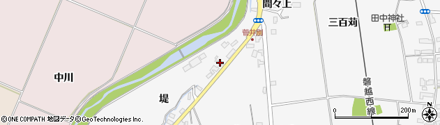 福島県喜多方市豊川町一井入宇田周辺の地図