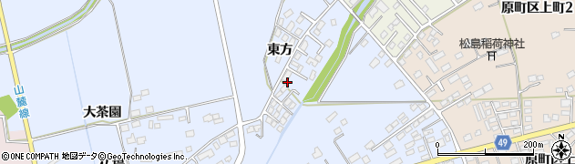 福島県南相馬市原町区大木戸東方周辺の地図