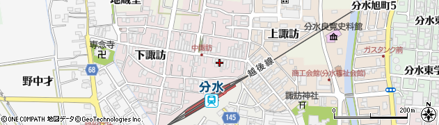 山田与八商店周辺の地図