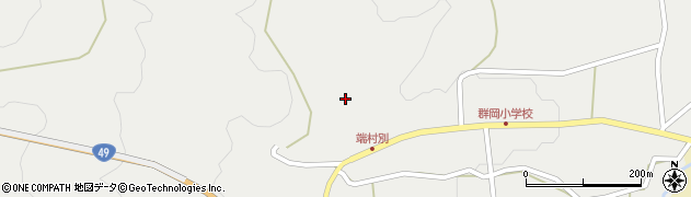福島県西会津町（耶麻郡）群岡（北岐甲）周辺の地図