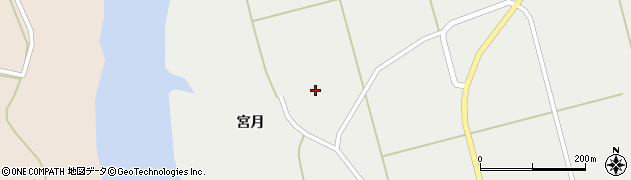 福島県喜多方市山都町三津合御大清水道西周辺の地図