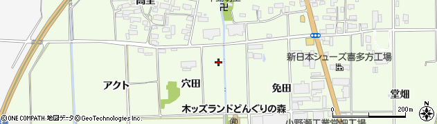 福島県喜多方市豊川町高堂太免田22周辺の地図