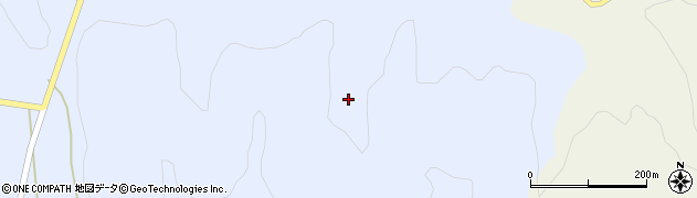 福島県西会津町（耶麻郡）新郷大字豊洲（牛ヶ峯）周辺の地図