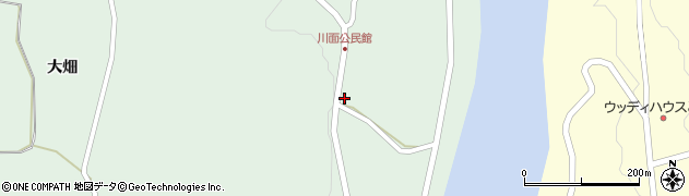 福島県二本松市下川崎（川面）周辺の地図