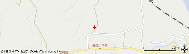 福島県西会津町（耶麻郡）群岡（北裏甲）周辺の地図