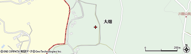 福島県二本松市下川崎（笹無山）周辺の地図