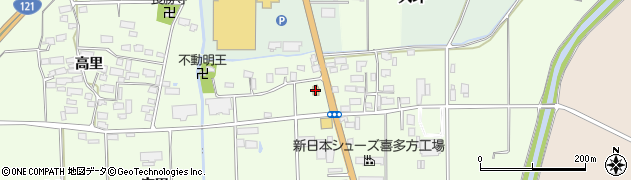 セブンイレブン喜多方豊川店周辺の地図