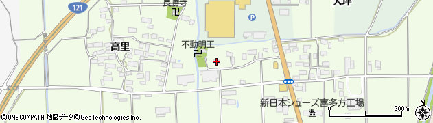 福島県喜多方市豊川町高堂太免田1163周辺の地図