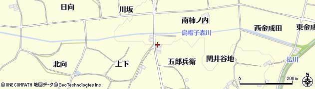 福島県二本松市渋川（五郎兵衛）周辺の地図