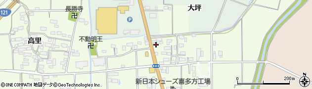 福島県喜多方市豊川町高堂太免田1190周辺の地図