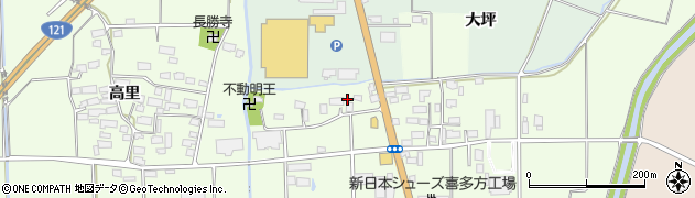 福島県喜多方市豊川町高堂太免田1184周辺の地図