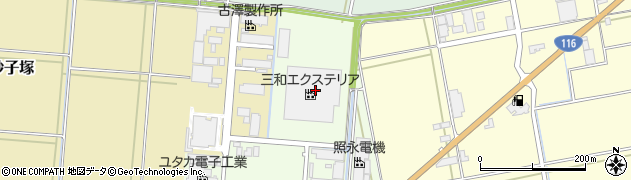 三和エクステリア新潟工場株式会社周辺の地図