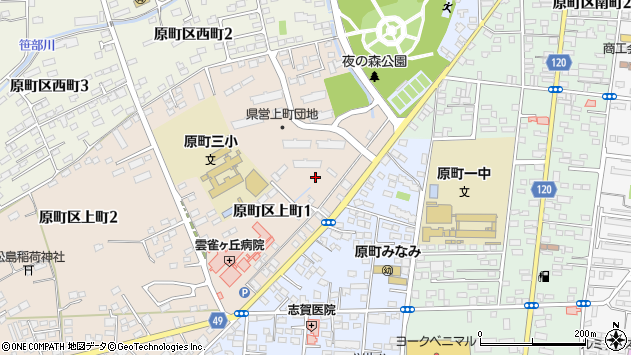 〒975-0013 福島県南相馬市原町区上町の地図