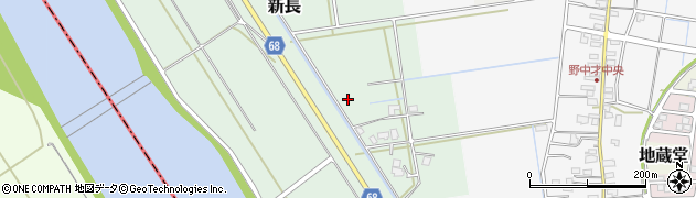 新潟県燕市新長周辺の地図