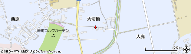 福島県南相馬市原町区大木戸（大切橋）周辺の地図