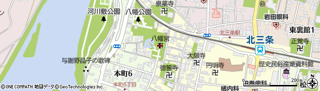 八幡宮社務所八幡公園事務所周辺の地図