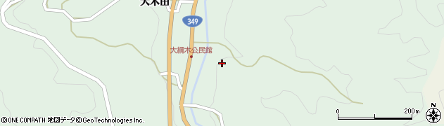 福島県川俣町（伊達郡）大綱木（鈴前）周辺の地図
