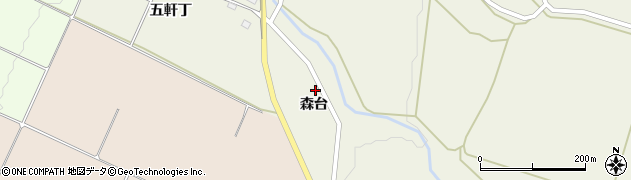 福島県喜多方市熊倉町雄国（森台）周辺の地図