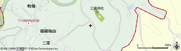 福島県二本松市下川崎深沢周辺の地図