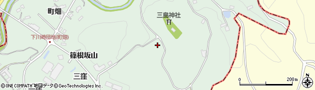 福島県二本松市下川崎（深沢）周辺の地図