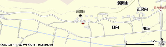 福島県二本松市渋川（清水）周辺の地図