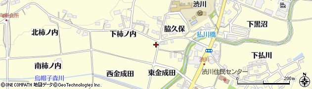 福島県二本松市渋川下柿ノ内33周辺の地図