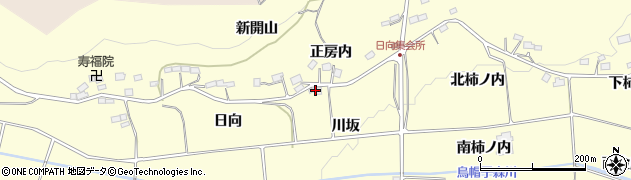 福島県二本松市渋川正房内4周辺の地図