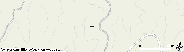 福島県川俣町（伊達郡）小綱木（木挽沢）周辺の地図