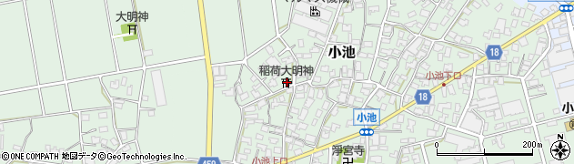 新潟県燕市小池5671周辺の地図