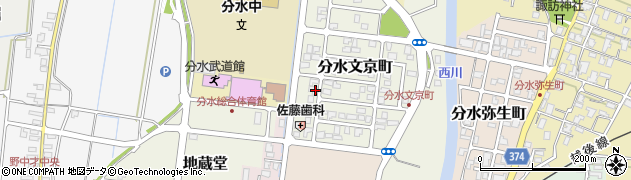 新潟県燕市分水文京町12周辺の地図
