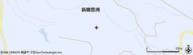 福島県西会津町（耶麻郡）新郷大字豊洲（下山田）周辺の地図