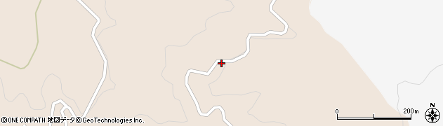 福島県川俣町（伊達郡）西福沢（導心畑山）周辺の地図