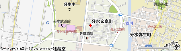 新潟県燕市分水文京町11周辺の地図