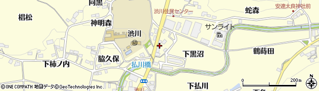 福島県二本松市渋川神明53周辺の地図