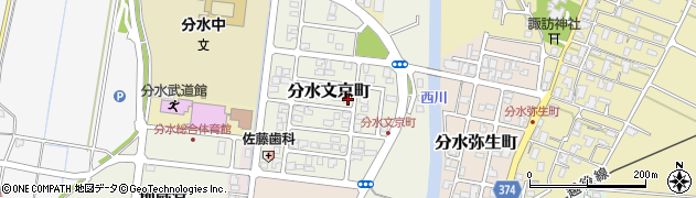 新潟県燕市分水文京町95周辺の地図