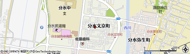 新潟県燕市分水文京町98周辺の地図