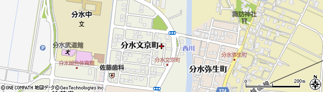 新潟県燕市分水文京町155周辺の地図