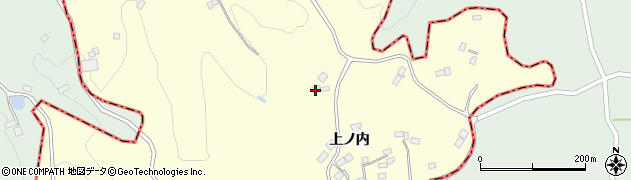 福島県福島市松川町下川崎（明星山）周辺の地図