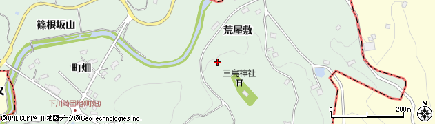 福島県二本松市下川崎（三島舘山）周辺の地図