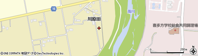 福島県喜多方市慶徳町豊岡堀出周辺の地図
