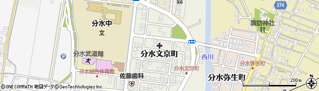 新潟県燕市分水文京町86周辺の地図