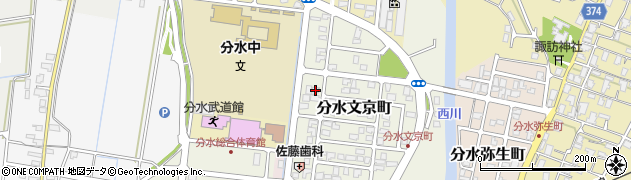 新潟県燕市分水文京町28周辺の地図