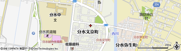 新潟県燕市分水文京町80周辺の地図