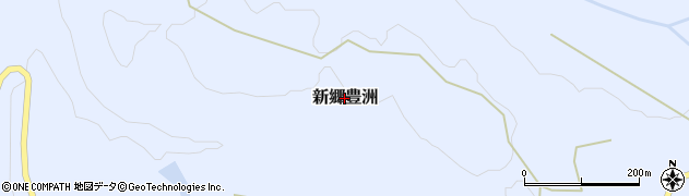 福島県西会津町（耶麻郡）新郷大字豊洲周辺の地図