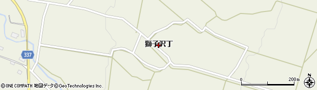 福島県喜多方市熊倉町雄国（獅子沢丁）周辺の地図