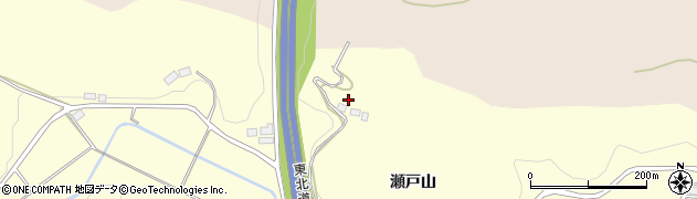 福島県二本松市渋川広根坂周辺の地図