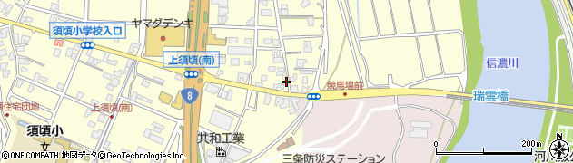 新潟県三条市上須頃385周辺の地図