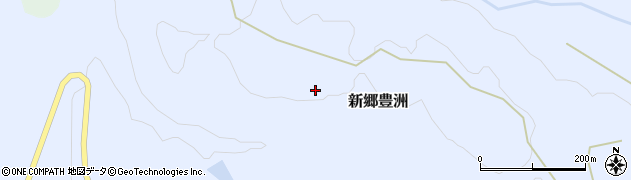 福島県西会津町（耶麻郡）新郷大字豊洲（石坂）周辺の地図