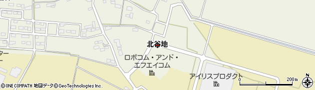 福島県南相馬市原町区上渋佐（北谷地）周辺の地図