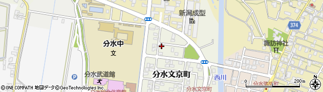 新潟県燕市分水文京町63周辺の地図